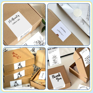 Customized Sealing Stickers Special <b>Paper</b> Self Adhesive Labels Waterproof Gloss Lamination Custom Shape Decorative Stickers - Product Image 4