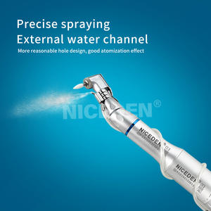 Manubrio dentale ad alta velocità e a bassa velocità Contra angolo pulsante manubrio dentale Set con 4 fori - Product Image 4