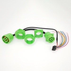 Tùy chỉnh phổ J1939-9Pin ELD Cáp với 4 đa núi chân đế Heavy Duty OBD2 để J1939 9 pin t-harness Kit cho GPS đi thiết bị - Product Image 4