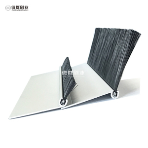 Aluminium Profiles Black Color Door Seal Strip Brush Mohair For Aluminium Window - Product Image 2
