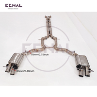 Système d'échappement Catback Valvetronic haute performance en titane Ecnal pour Bentley Flying Spur W12 6.0T 2005-2017