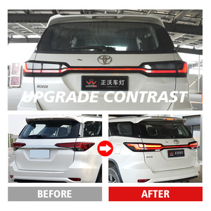 Zhengwo Factory Modified Tail Light <strong>Fortuner</strong> 2016-2024 Sequential Turn Signal Sport Dynamic Startup Custom Rear Light Red New - Product Image 3
