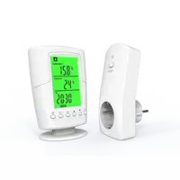 Termostato digital sem fio, termostato lcd, sensores remotos internos, controlador termostato, interruptor, controle de temperatura para aparelho doméstico