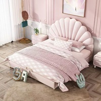 Rosegia Modernes Luxus-Schlafzimmermöbel Kunstleder-Polsterung Kingsize-Bett Birkenholzrahmen Zeitgenössisches Design mit Stauraum