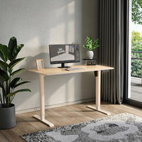 Table assis-debout électrique DESIN à prix d'usine, moteur unique, en bois massif Falcata, réglable, écologique, durable, vente en gros