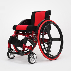 Silla de Ruedas Plegable Deportiva KSM-220, Silla de Ruedas Manual Ligera para Personas Mayores - Product Image 1