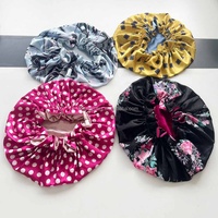 Gorro de pelo de satén de seda doble suave y suave de alta calidad RTS Trenzas de doble capa reversibles ajustables para uso diario Fiesta de viaje