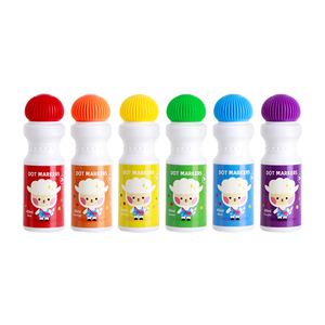 All'ingrosso nuovo stampo per bambini pennarelli colori lavabili, 18 mm 40ml Non tossici a base d'acqua inchiostri Bingo Dabber Art marcatori per il <span class=keywords><strong>disegno</strong></span> - Product Image 3