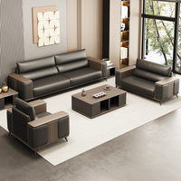 Ensemble canapé de bureau 2 places en cuir de style européen de conception nordique moderne pour la réception de bureau commercial hôtels hôpitaux centres commerciaux