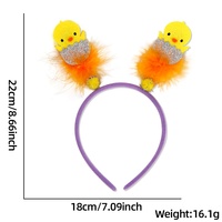 Nouveauté, bandeau de lapin de Pâques pas cher, accessoires de cheveux pour la fête à thème de Pâques