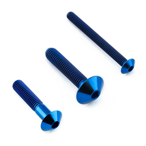 Pernos de Titanio para Volante <span class=keywords><strong>Volkswagen</strong></span> M7 de 24 mm, Juego de Pernos para Automóvil Nmax V2 Vw T, Eje Anodizado Ranurado, <span class=keywords><strong>Perno</strong></span> de Titanio Negro de Alta Resistencia - Product Image 4