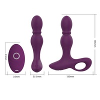 Vibromasseur avec télécommande pour homme, Massage de la Prostate, jouet sexuel, Massage, gode