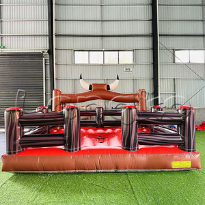 Thương mại Inflatable dành cho người lớn bucking Bronco Rodeo Bulls Inflatable bò cơ khí cho thuê - Product Image 1