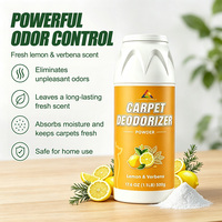 Nouveautés : Poudre désodorisante pour tapis 500g, parfum citron et verbenne, nettoyage en profondeur des tapis
