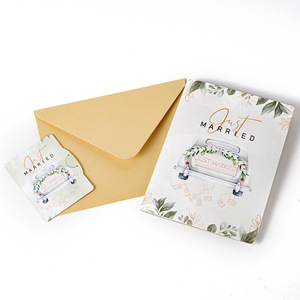 Nouvelle carte de mariage 3D Saint Valentin <span class=keywords><strong>lettre</strong></span> d'invitation de mariage carte de décoration de fête de mariage - Product Image 4