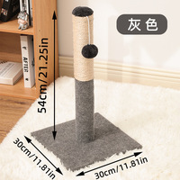 Griffoir vertical personnalisé en sisal pour chat, extra-large 54 cm, style épuré, durable, ne perd pas ses fibres, pour griffer les griffes du chat
