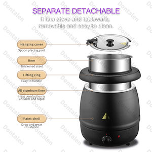 Buffet scaldacristallo pentola per zuppe calde ad alta capacità portatile elettrico scaldabagno efficiente per stufe alimentari - Product Image 6