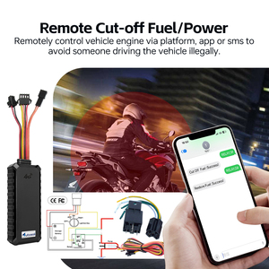 Autosali Hạm Đội Quản Lý đa chức năng giám sát xe xe gắn máy xe 4G mini GPS Tracker với SOS báo động 8 pins GT10 - Product Image 2