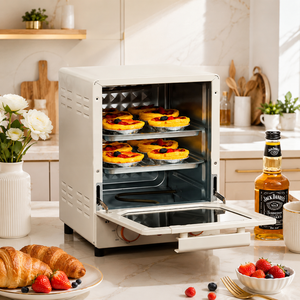 Forno Elettrico Multifunzione da 750W 15L <span class=keywords><strong>in</strong></span> Acciaio Inossidabile per <span class=keywords><strong>Pizza</strong></span> e Friggitrice ad Aria, per Uso Domestico - Product Image 1
