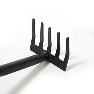 Houe à deux têtes à manche noir, houe à cinq dents, houe <span class=keywords><strong>de</strong></span> jardin, pelle à fleurs, outils <span class=keywords><strong>de</strong></span> jardinage, kits <span class=keywords><strong>de</strong></span> <span class=keywords><strong>7</strong></span> outils - Product Image 2
