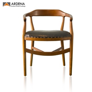 Sillas de comedor de teca cómodas y duraderas, diseño moderno, respaldo curvo, madera maciza, origen indonesio, muebles para el hogar para hoteles - Product Image 4