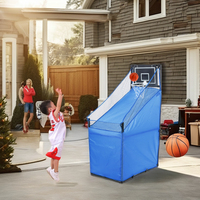 Machine de jeu d'arcade de basketball de rue commerciale intérieure, avec ballon en PVC et logo personnalisé, machine de tir d'entraînement