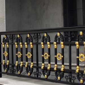 זול מורדן בסגנון נוי אלומיניום גדר אלומיניום מעקה מרפסת מעקה - Product Image 3