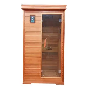 Casa usando madeira infravermelho sauna e quarto combinado de vapor