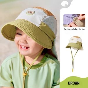 Chapeau de soleil bébé Lemonkid <span class=keywords><strong>anti</strong></span>-<span class=keywords><strong>UV</strong></span> en stock, chapeau bob respirant pour enfants avec grande visière en caoutchouc surélevée, <span class=keywords><strong>casquette</strong></span> de baseball à séchage rapide - Product Image 5