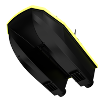 Bateau à appâts HOIWELL 12V GPS+BeiDou à double système satellite en plastique avec sonar, télécommande 500M, trémie 2kg et retour automatique pour la pêche