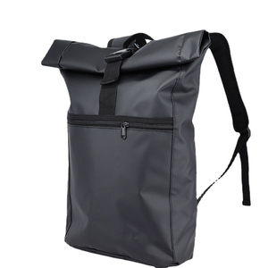 Men Business Travel <b>Waterproof</b> Fabric <b>Backpack</b> Expandable Motorcycle <b>Backpacks</b> for College Students <b>Roll</b> <b>Top</b> <b>Backpack</b> Bag - Product Image 2