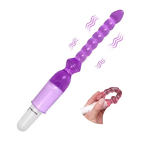 Vibrateur anal flexible à 7 billes, stimulateur de prostate, jouet sexuel pour hommes, femmes et couples - Perles anales, plug anal