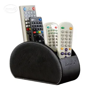 Organisateur de rangement en cuir pu, support universel de télécommande pour hôtel