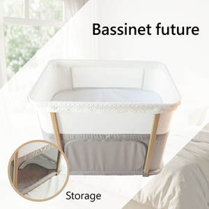 Precio competitivo, calidad superior, cuna transpirable para bebé, estilo minimalista, cuna ajustable para edades de 0 a 3 años - Product Image 4