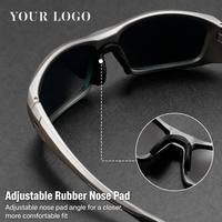Lunettes de soleil polarisées en gros, protection UV400, anti-lumière bleue, monture complète, pour hommes, sports de plein air, pêche, cyclisme