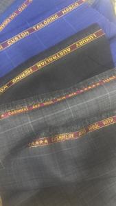 قماش بدلة فاخر للرجال 100% صوف، مزيج 70% صوف و30% بوليستر، خيوط عضوية مصبوغة من الصوف الميرينو الممشط للسترات، متوفر في المخزون - Product Image 6