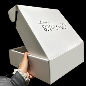 Bán buôn tùy chỉnh in màu hồng cá nhân đăng ký bưu phẩm vận chuyển hộp giấy gửi thư quà tặng bao bì các tông hộp bưu phẩm - Product Image 6