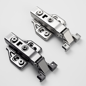 Charnières de porte de placard de salon contemporaines 3D réglables à fermeture douce dissimulée, charnières hydrauliques cachées en aluminium Kelo - Product Image 4