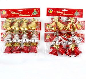 Wholesale 4.5cm Christmas Bells Electroplated <b>Plastic</b> <b>Tree</b> Decorations & Pendants for Holiday Decor MOQ 50sets - Product Image 1