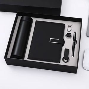 Regalos Empresariales de Alta Gama: Set Inteligente A5 con Termo, Libreta y Llavero de Cuero con Memoria USB, Taza Inteligente con Indicador de Temperatura - Product Image 1