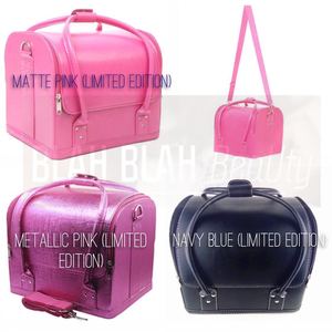 Professional Large Faux Leather Beauty Cosmetic Makeup <strong>Vanity</strong> Case Nail Art <strong>Box</strong> XY-1014 - Product Image 5