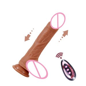 Jiuxi's new DY83351 simulated wireless <b>remote</b> <b>control</b> magnetic charging telescopic 20-inch mechanism heated <b>vibration</b> dildo - Product Image 1