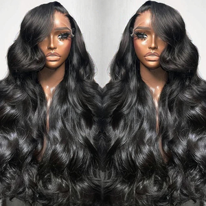 Perruque brésilienne HD pré-épilée de 40 pouces, 13x4/13*6, sans colle, dentelle transparente, double épaisseur, cheveux humains, brun chocolat, longue, 200% de densité - Product Image 1