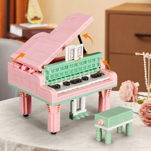 ชุดตัวต่อบล็อกดนตรี รุ่น 00942-7 สำหรับเด็ก ประกอบเป็น<span class=keywords><strong>เปีย</strong></span><span class=keywords><strong>โน</strong></span> กีตาร์ ใช้กับตัวต่อขนาดเล็กได้ เหมาะเป็นของขวัญสำหรับเด็กผู้หญิง - Product Image 4