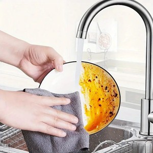 Rouleau de chiffons microfibres multi-usages jaunes, best-seller, <span class=keywords><strong>pour</strong></span> la maison, la <span class=keywords><strong>cuisine</strong></span>, le lavage de voiture et la vaisselle - Product Image 5