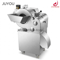 JUYOU Hot Sale Commerciële Groente- en Fruitblokjes Snijmachine Elektrische Automatische Aardappel- en Uiensnijder voor Restaurantgebruik
