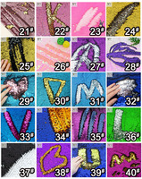 Tissu à paillettes réversible effet écailles de poisson sirène double face 100% polyester tissé pour mariage et textile de maison, vendu au mètre