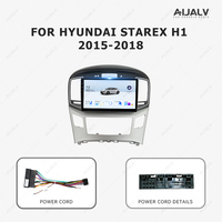 Beliebte 9-Zoll-GPS-Android-Autoradio-Stereorahmen Silvery Black Universal für HYUNDAI STAREX H1 2015-2018 Uhr Version für