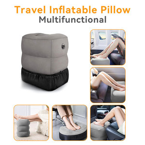 Oreiller de jambe <span class=keywords><strong>gonflable</strong></span> réglable pour pieds, 1 pièce, à gonfler rapide, lit d'<span class=keywords><strong>avion</strong></span>, pour les tout-petits - Product Image 4