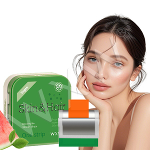 Vente en gros Personnalisables Beauté Naturelle Biotine Bandelettes Orales Sans Sucre Biotine Film Oral Vegan Supplément Biotine Bandelettes Orales - Product Image 1
